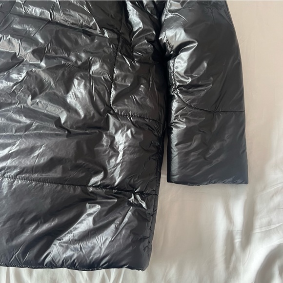 Norma Kamali Sleeping Bag Coat to Knee Length in Black - Picture 10 of 12